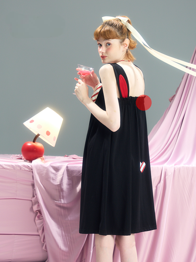 Candy Heart Ribbon Nightgown