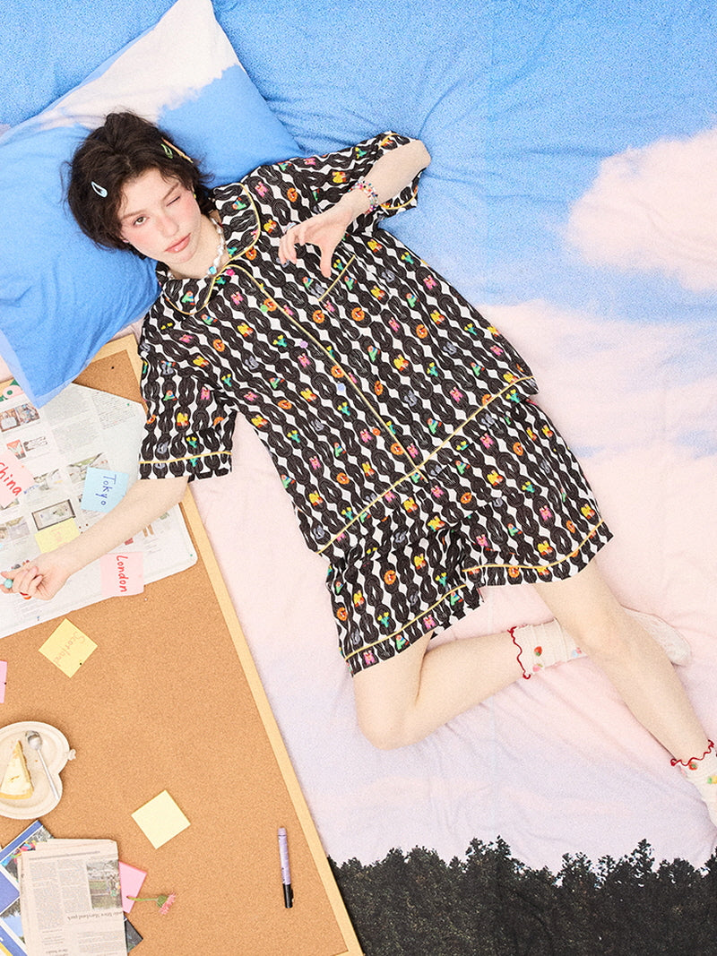 Black Candy Letter Pajama
