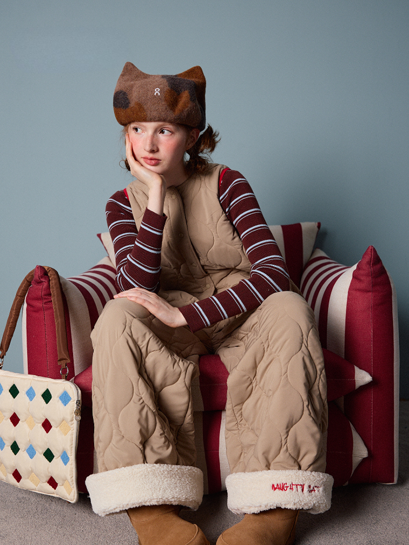 Mocha Quilt Cozy Pajama