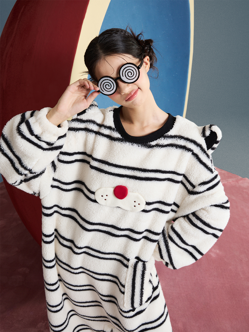 Stripe Bear Nightgown