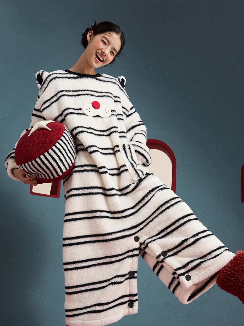Stripe Bear Nightgown