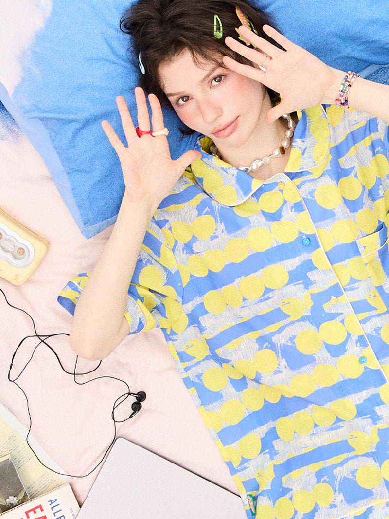 Yellow Dotty Pajama