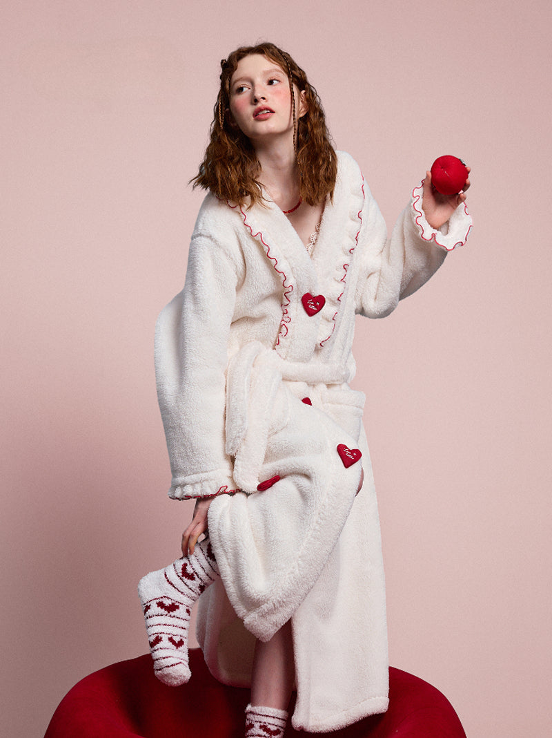 Sweetheart Fluffy Robe