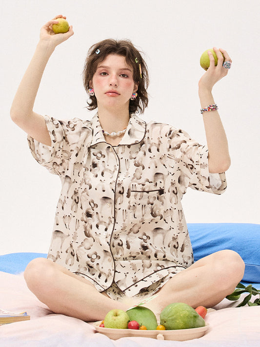 Beige Mushroom Pajama