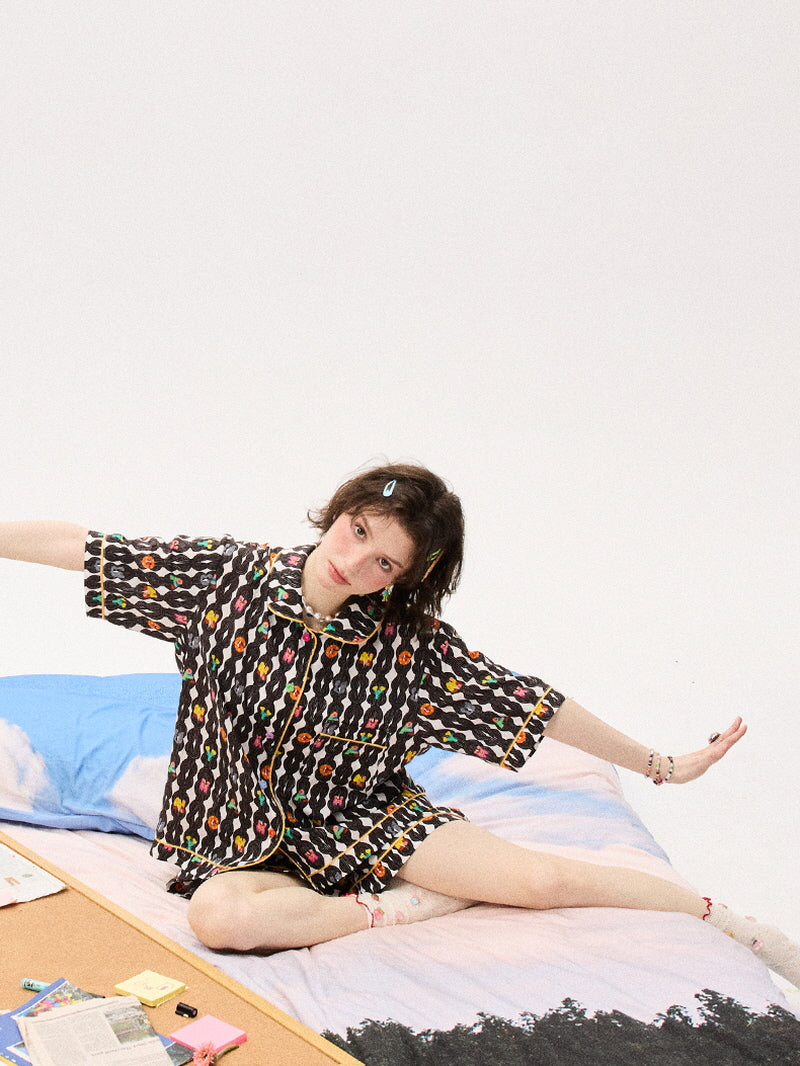 Black Candy Letter Pajama