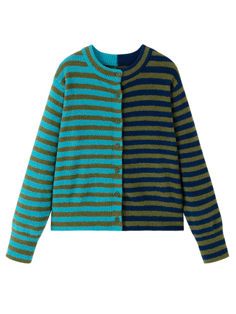 Navy Stripe Knit Pajama