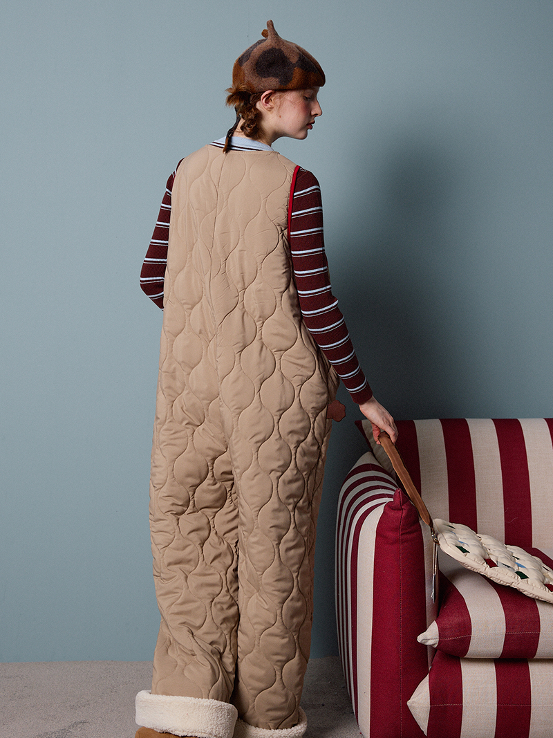 Mocha Quilt Cozy Pajama