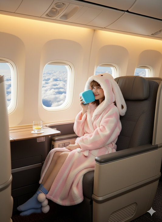 Bunny Cozy Stripe Robe
