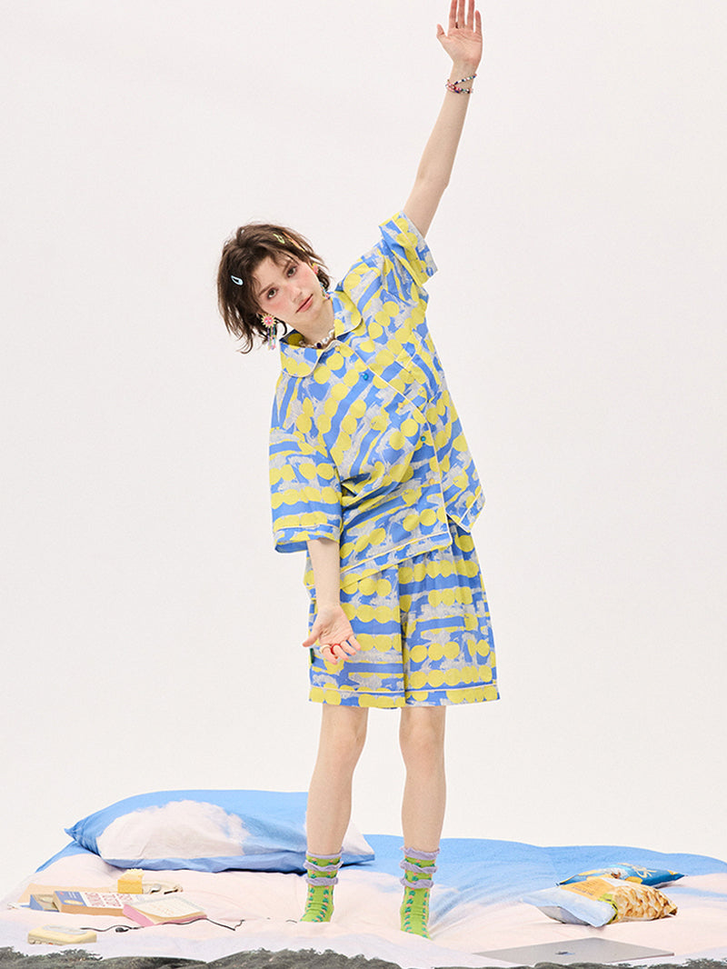 Yellow Dotty Pajama
