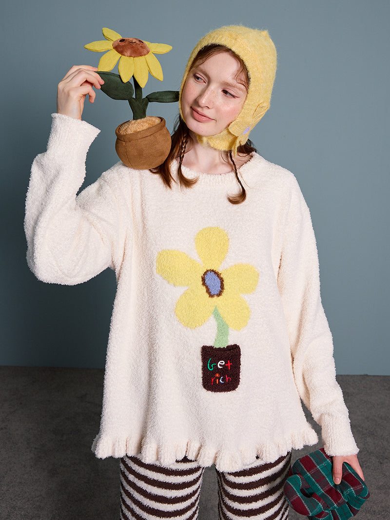 Bloom Stripe Cozy Pajama