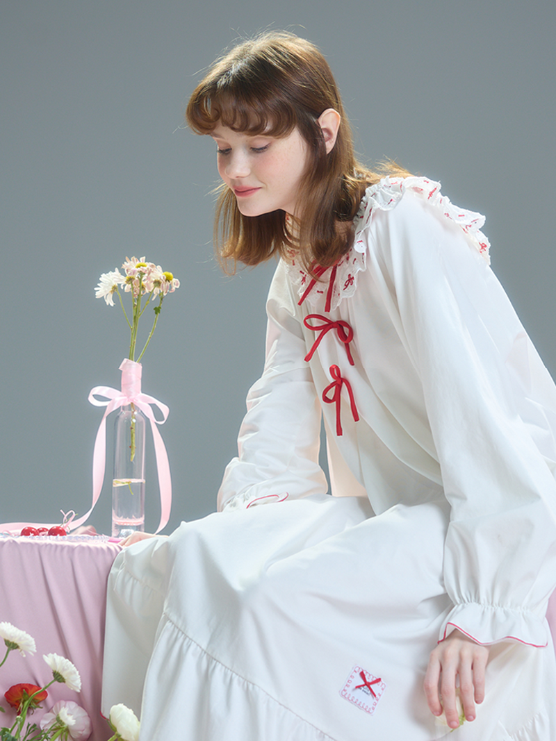 Romantic Ribbon Nightgown