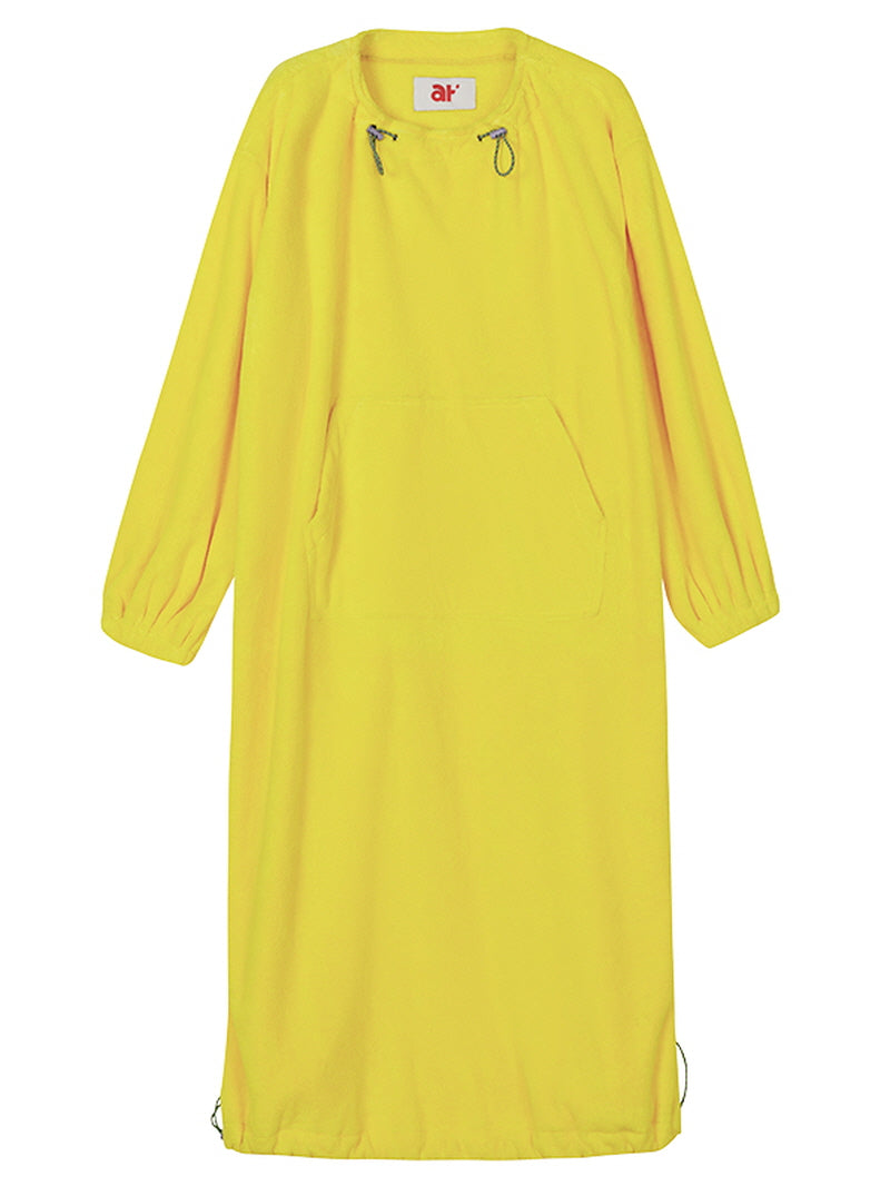 Lemon Glow Fleece Nightgown