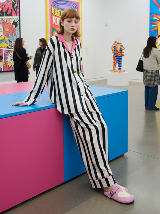 Bold Stripe Pop Pajama