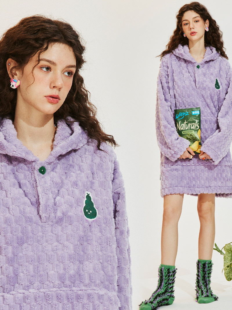 Pupple Bubble Hooded Nightgown