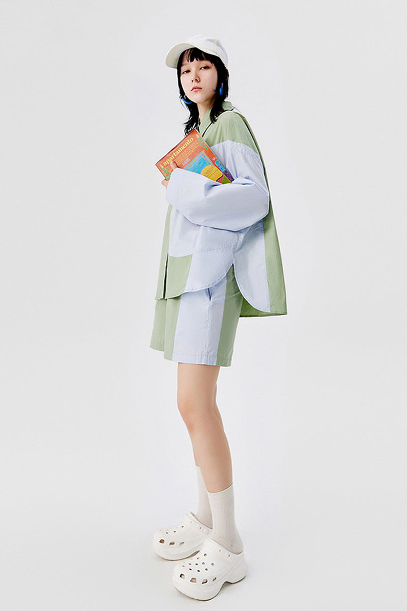 Green Crayon Block Pajama