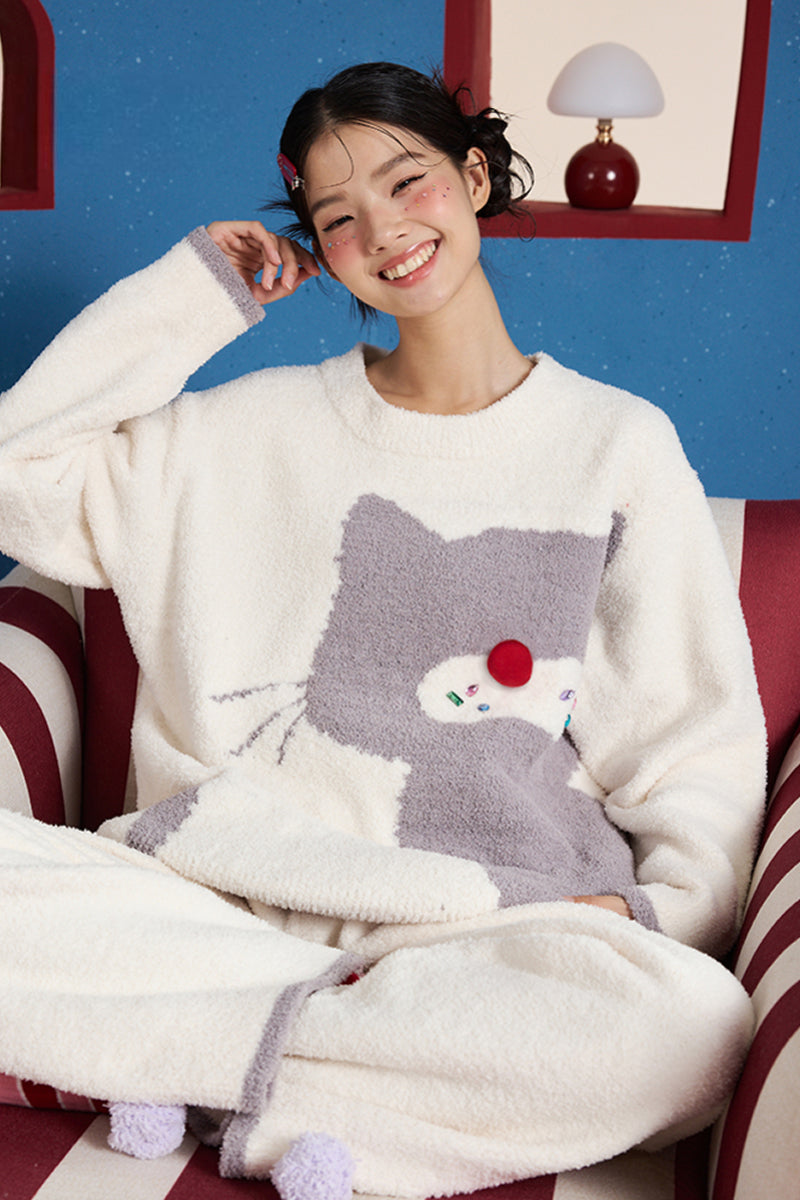 Cozy Cat Hug Pajama