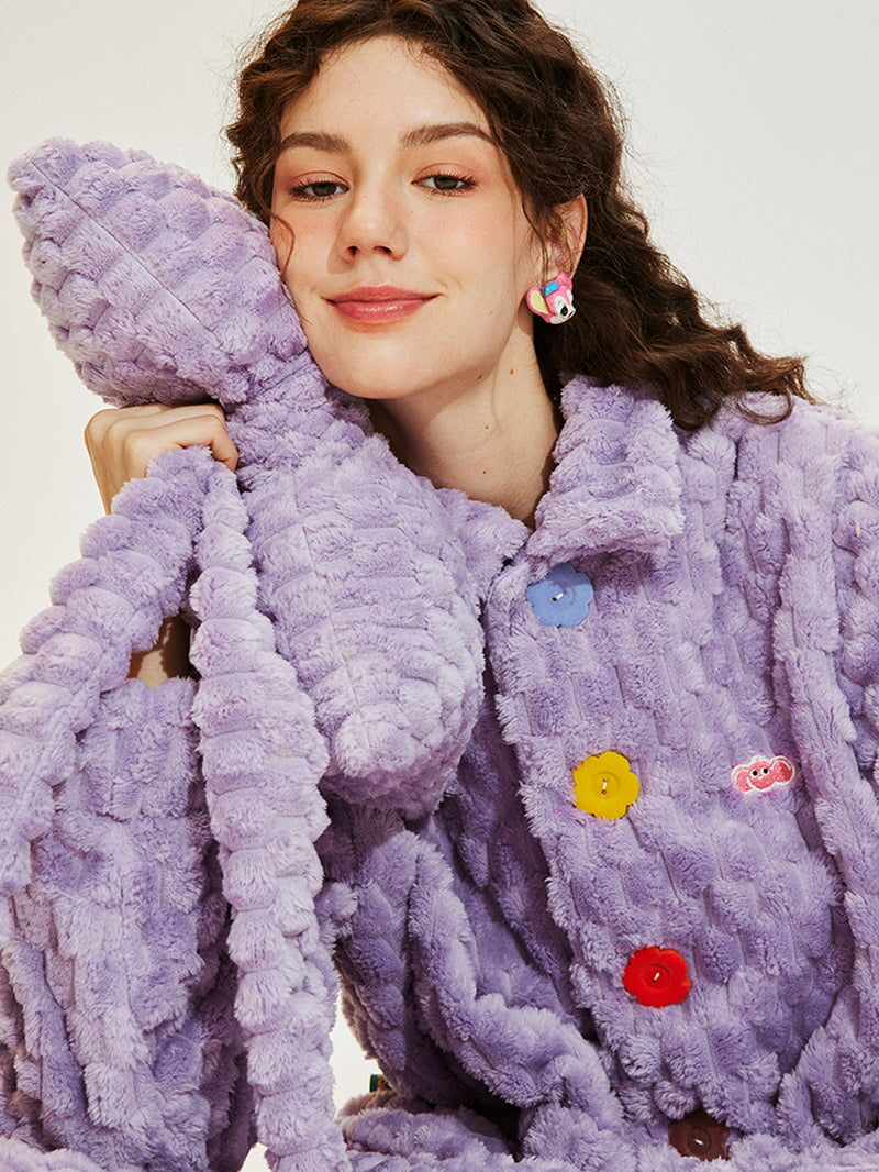 Lavender Ribbon Bubble Pajama