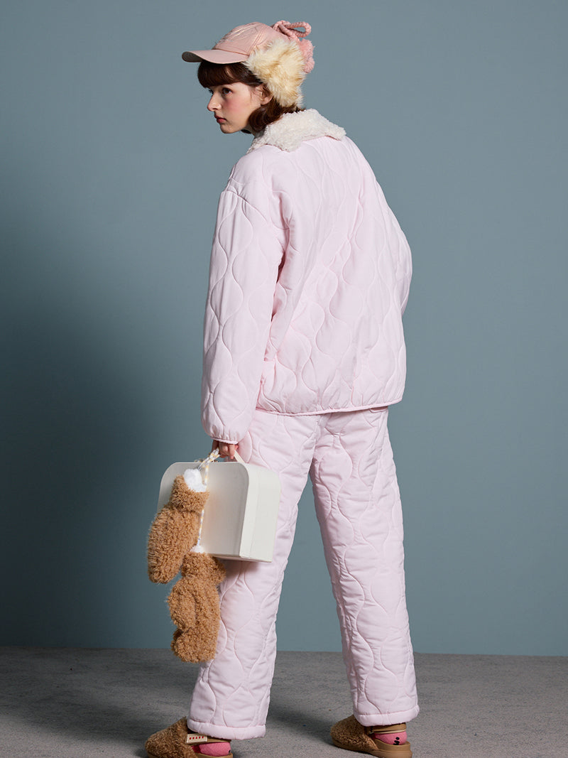 Strawberry Cloud Quilt Pajama