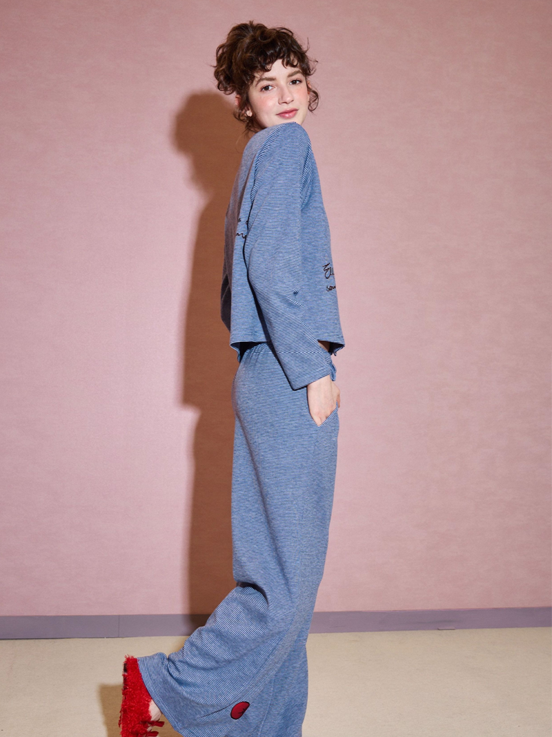 Blue Bow Charm Pajama
