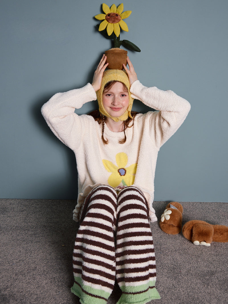 Bloom Stripe Cozy Pajama