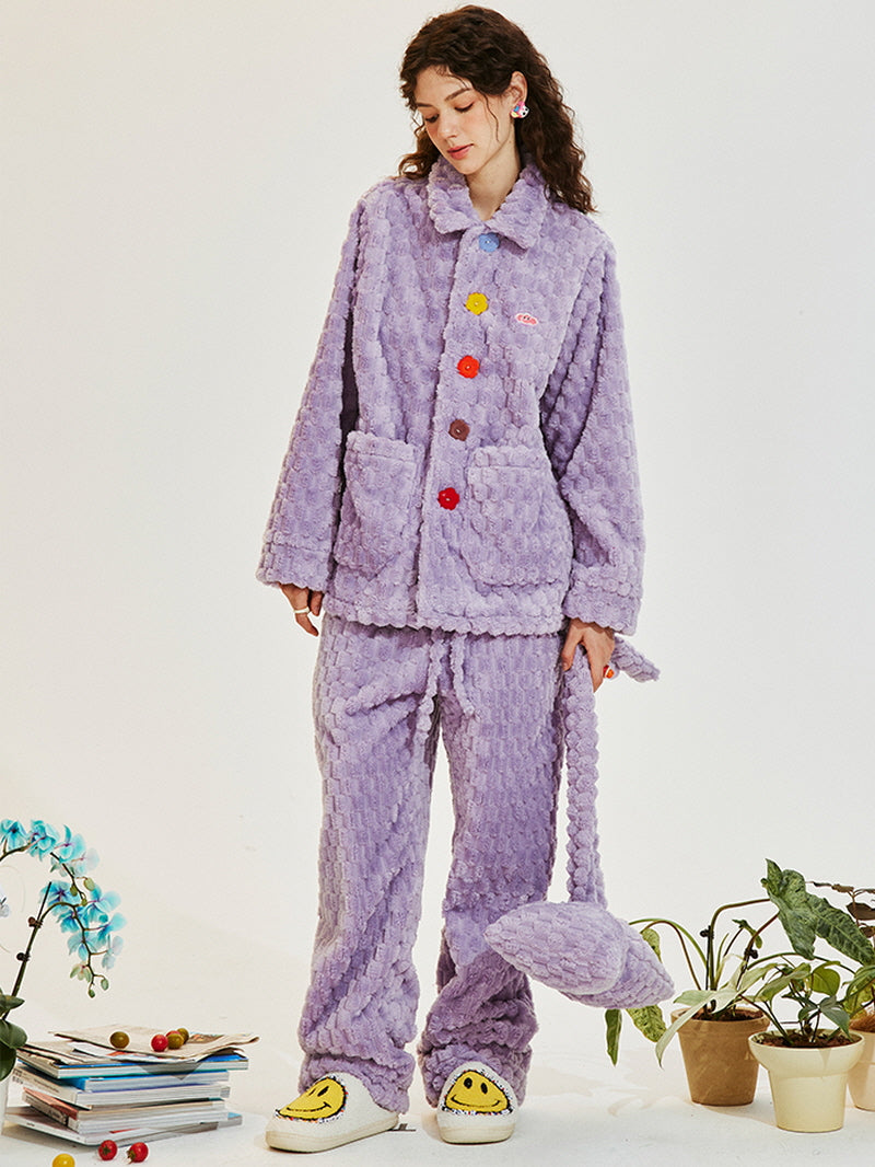 Lavender Ribbon Bubble Pajama