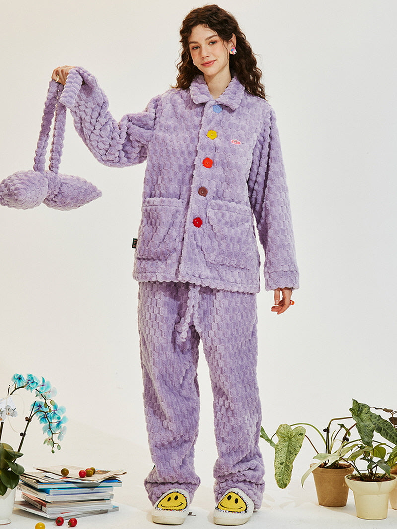 Lavender Ribbon Bubble Pajama