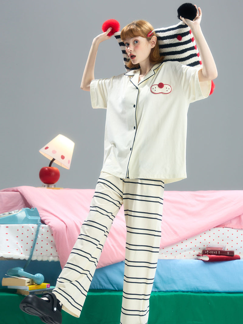 Midnight Stripe Pajama