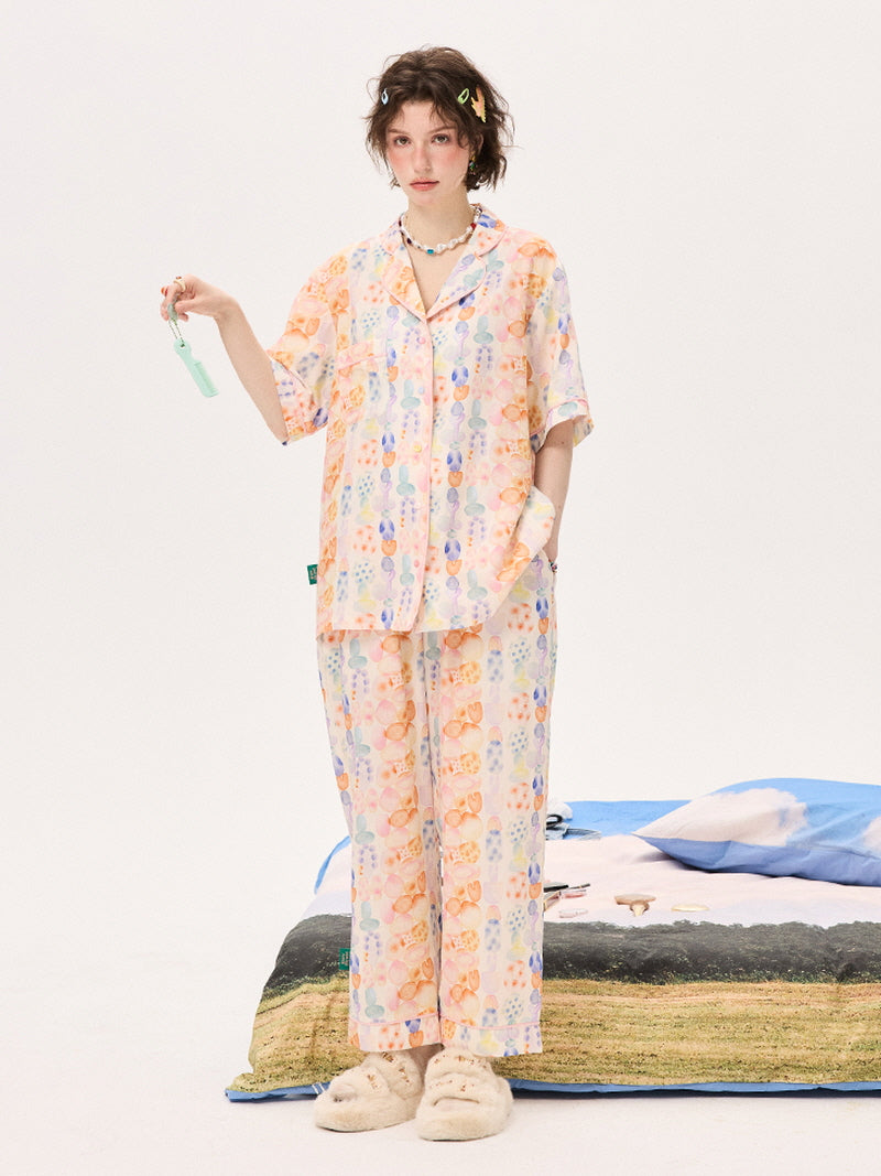 Peach Candy Dot Pajama