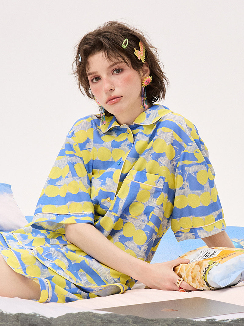 Yellow Dotty Pajama