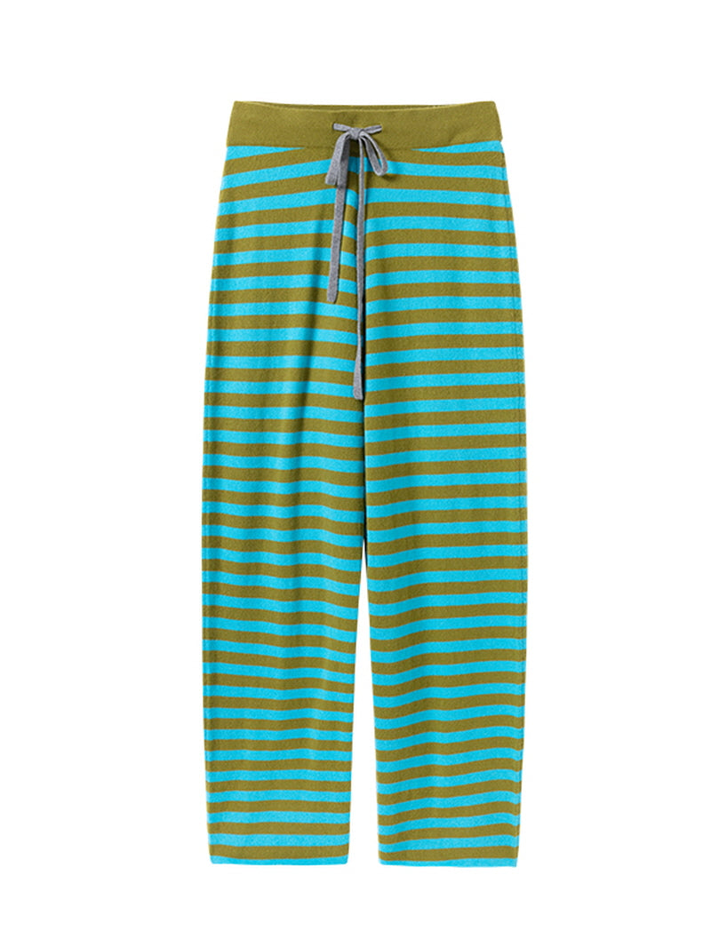 Olive Cashmere-Blend Luxe Pajama