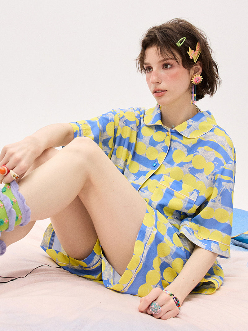 Yellow Dotty Pajama