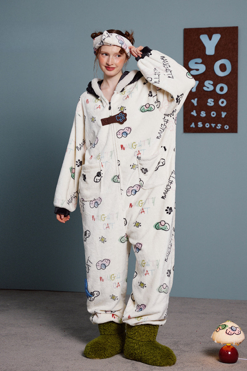 Doodle Cat Cozy Pajama