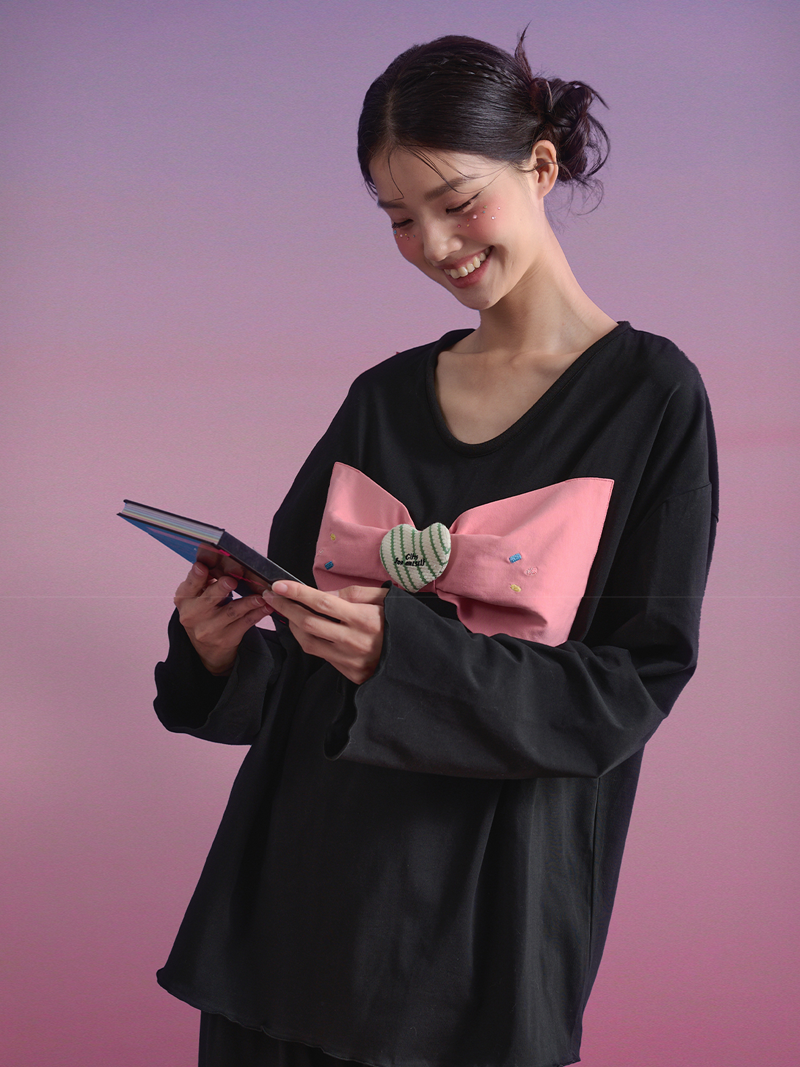 Midnight Bow Pajama