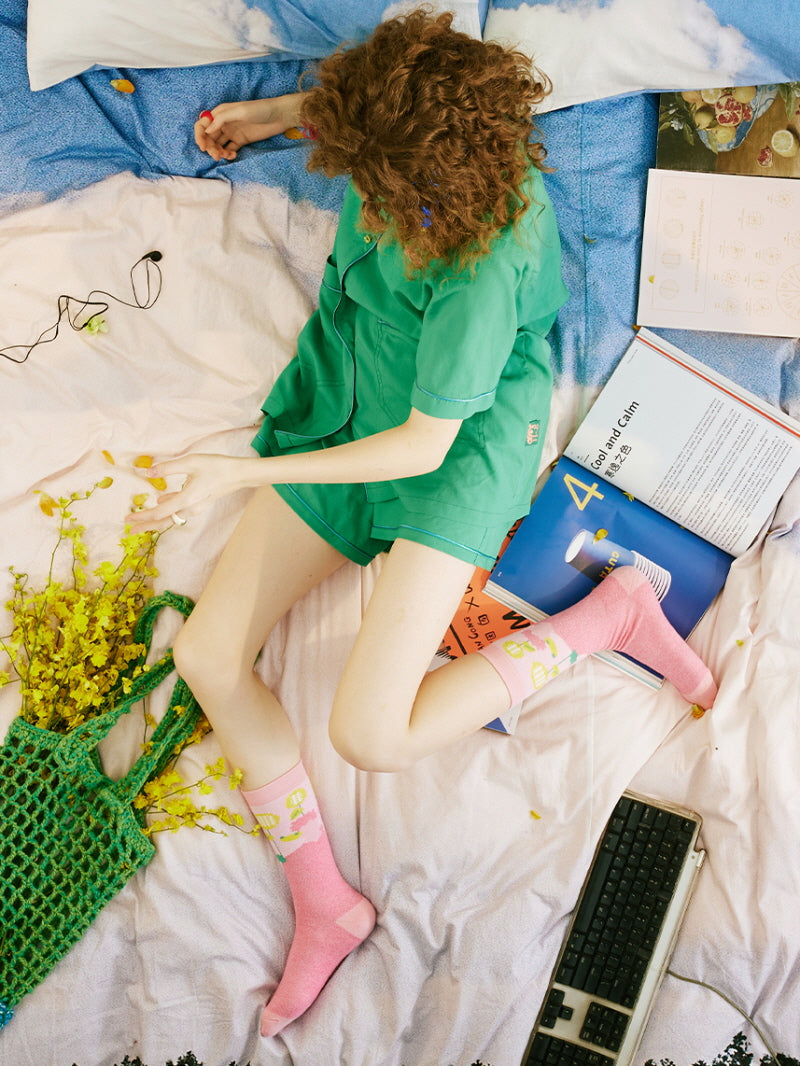 Emerald Short Button-Up Pajama