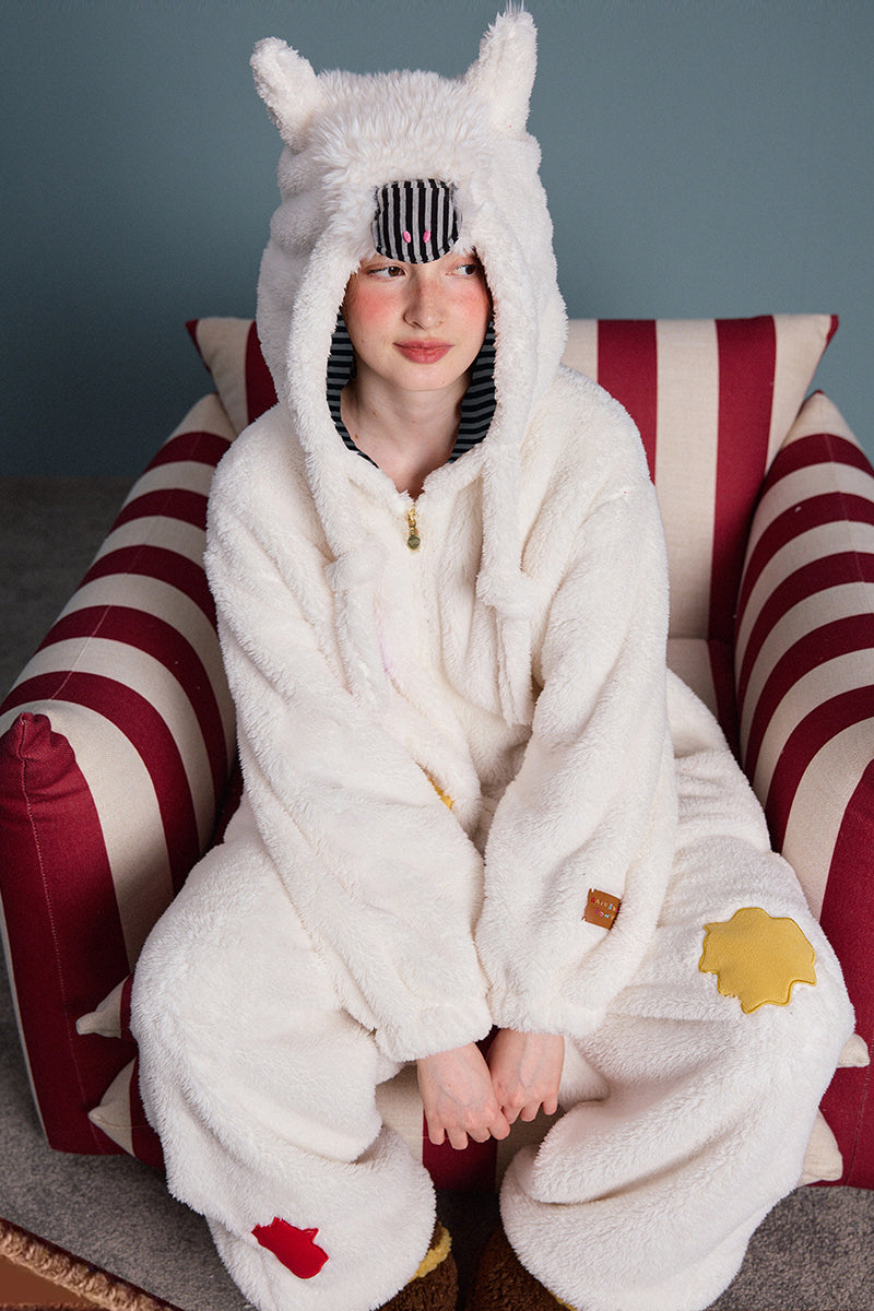 Playful Patch Fleece Pajama
