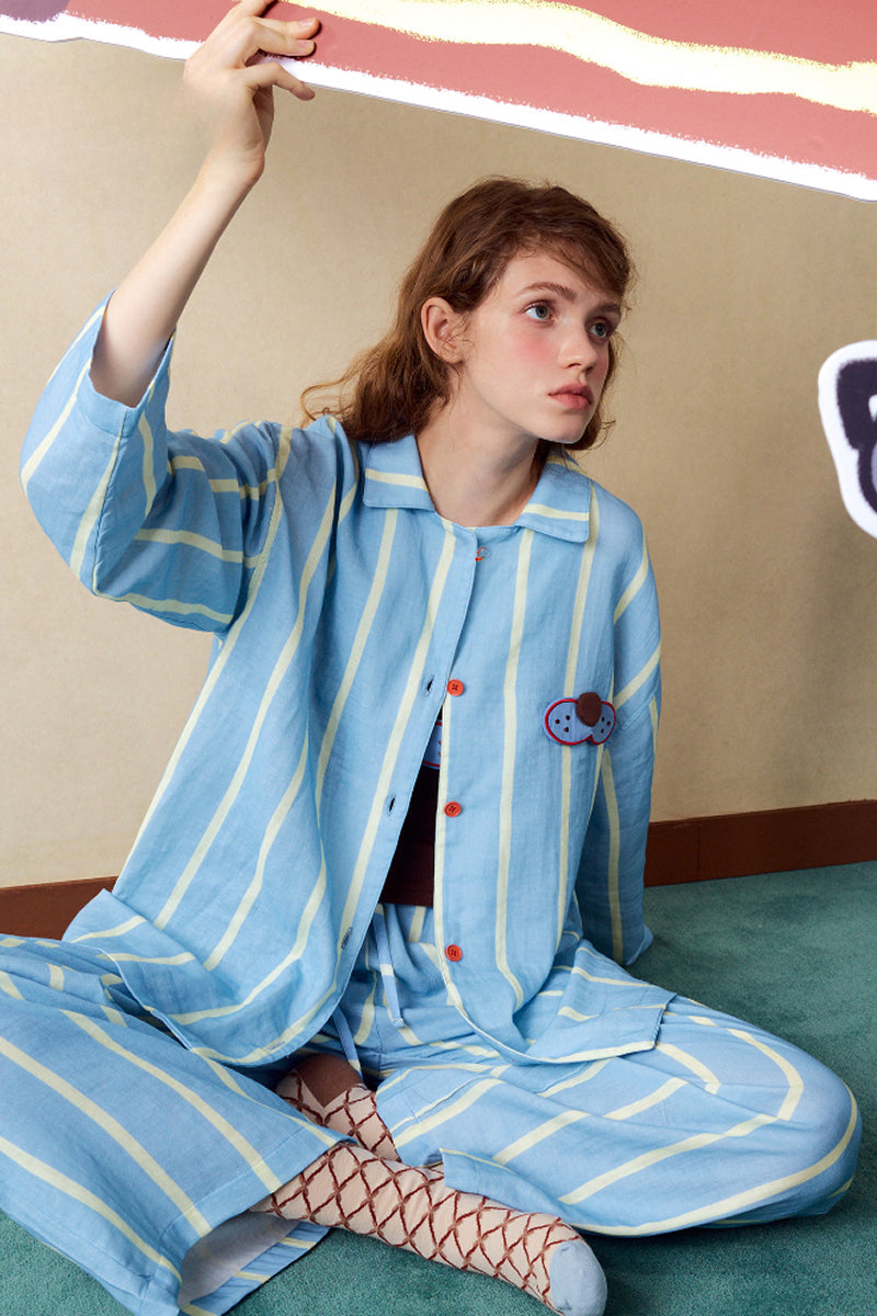 Sky Stripe Easy Pajama