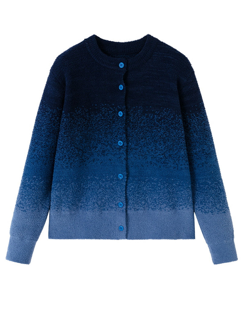 Aurora Blue Gradient Knit Pajama