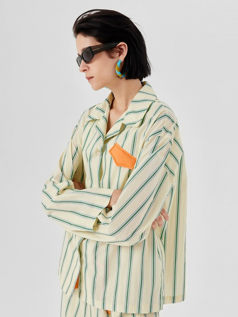 Lime Cream Classic Pajama