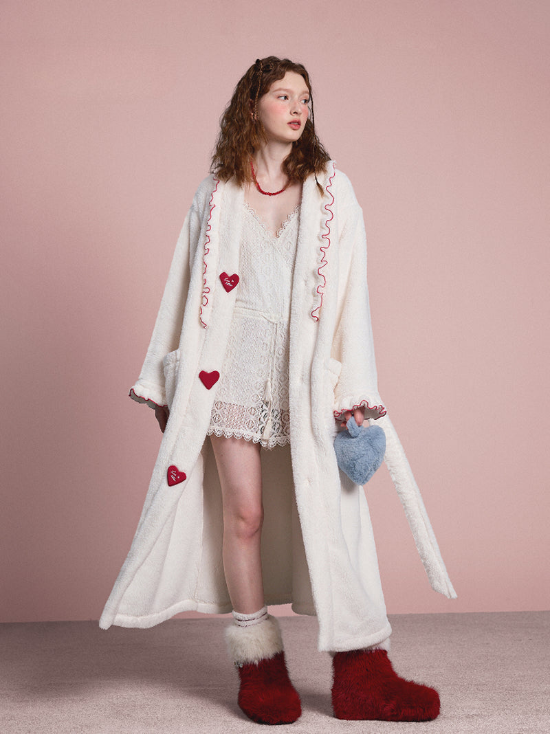 Sweetheart Fluffy Robe