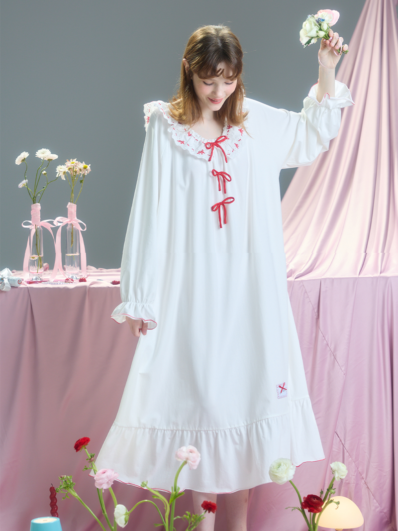 Romantic Ribbon Nightgown