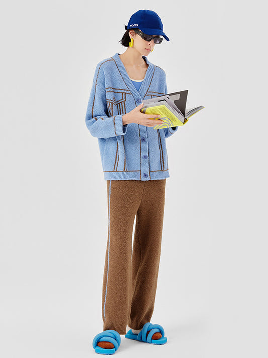 Light Blue Pocket Graphic Pajama