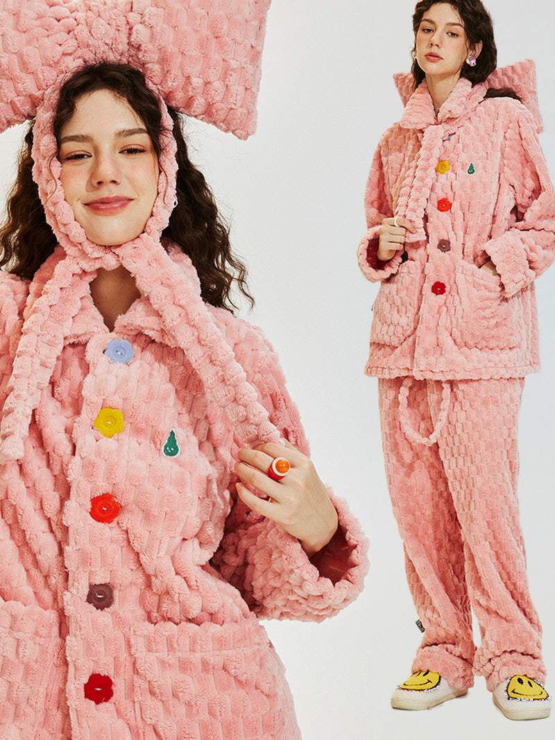 Pink Ribbon Bubble Pajama