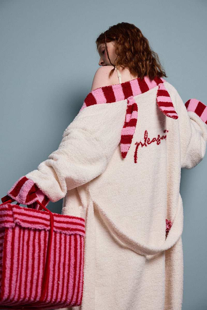 Candy Stripe Winter Robe