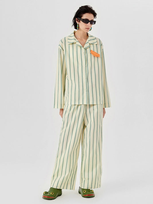 Lime Cream Classic Pajama