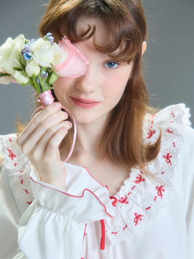 Romantic Ribbon Nightgown