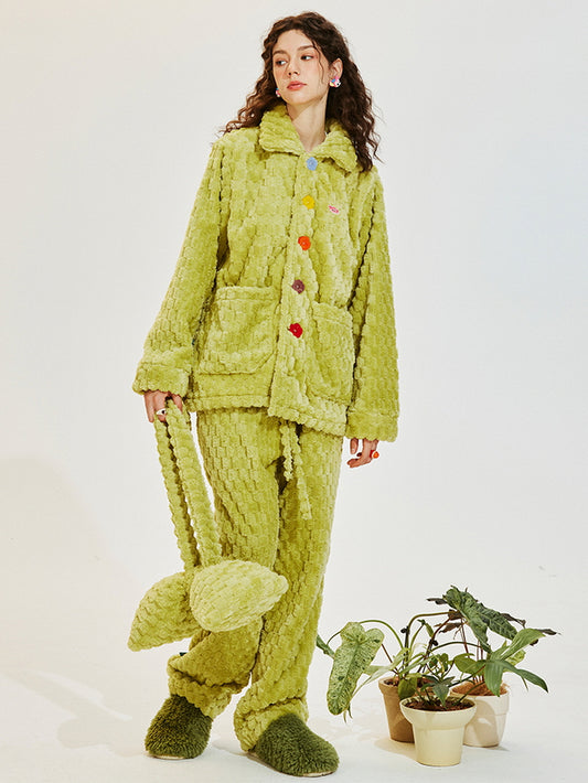 Kiwi Ribbon Bubble Pajama