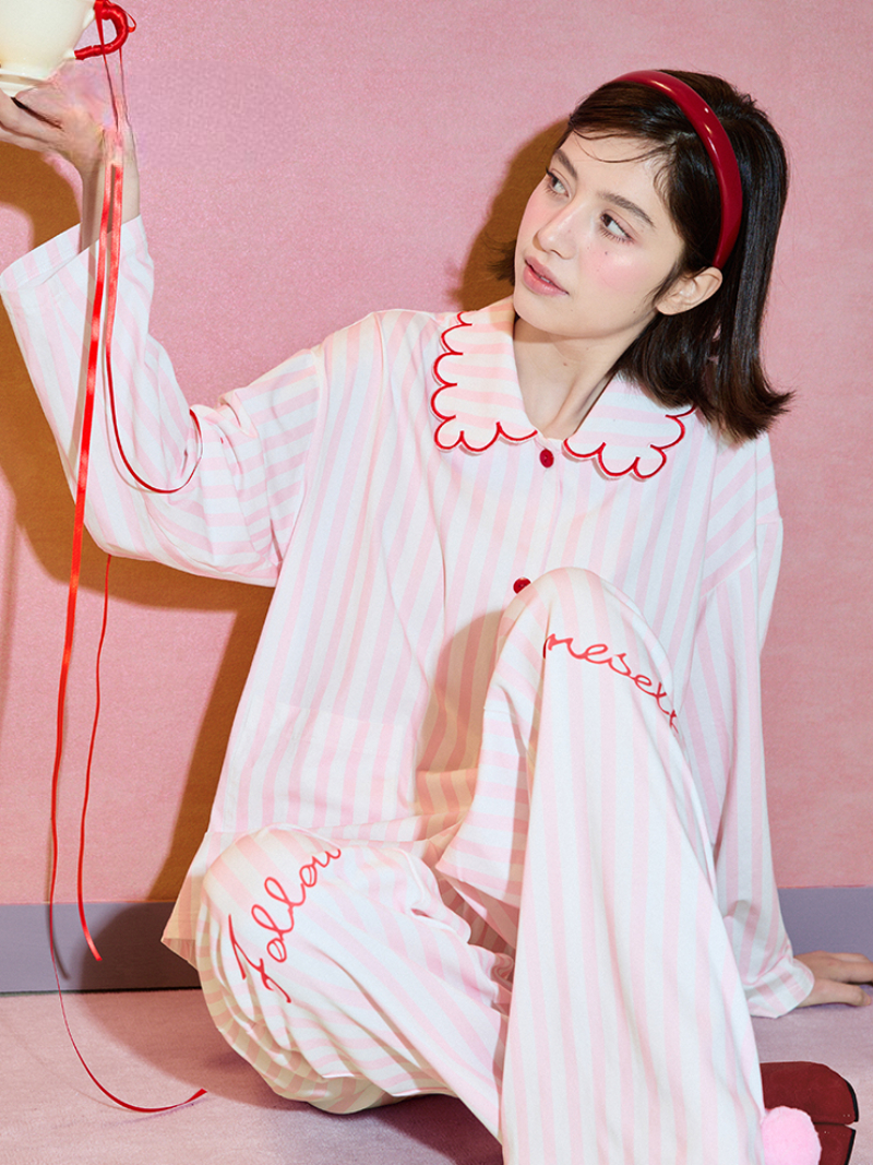 Candy Kiss Stripe Pajama
