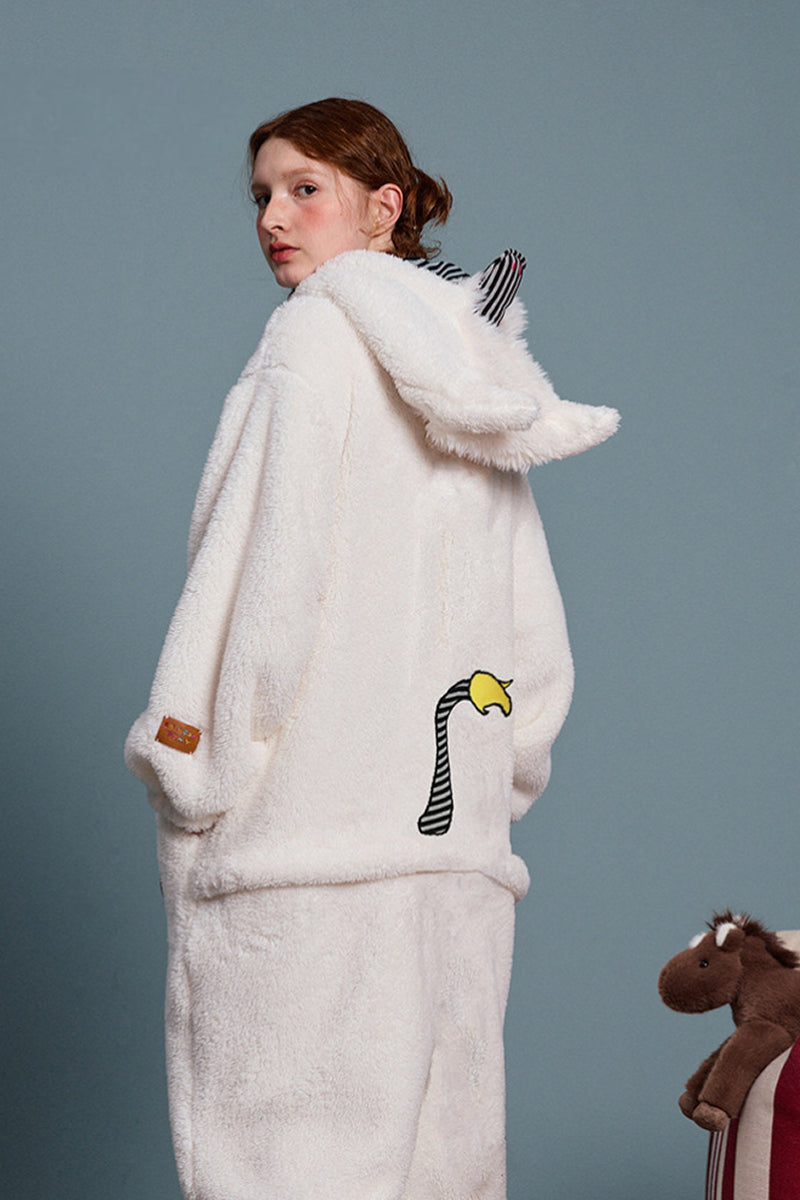 Playful Patch Fleece Pajama