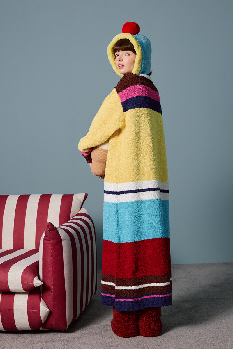 Rainbow Sundae Fuzzy Nightgown