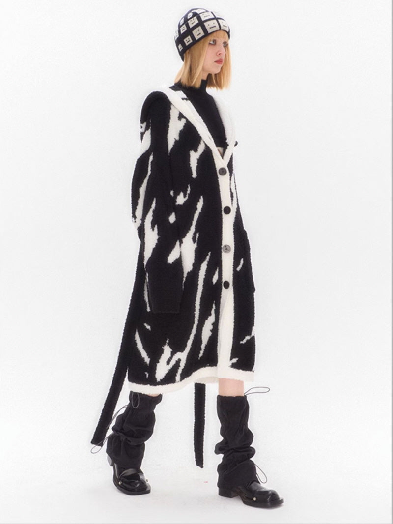 Zebra Chic Hooded Robe